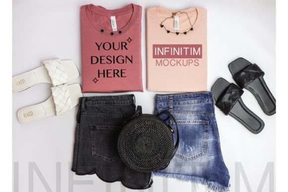 Download Summer Tshirt Mockups Bella Canvas 3001 - Mockups bella canvas 3001 Collection
