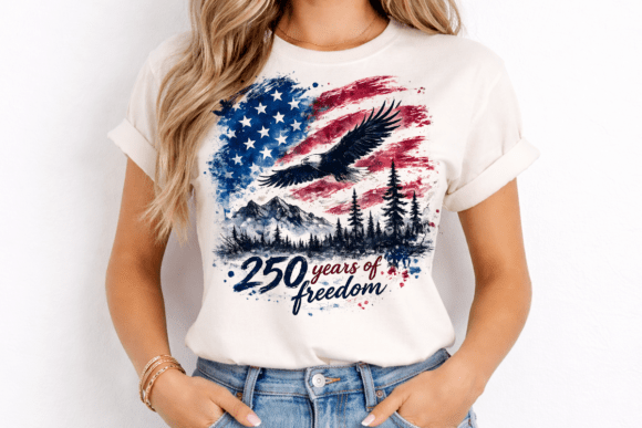 Download USA 250 Freedom T-Shirt PNG - Premium Resources